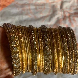 Beautiful gold artificial bangles